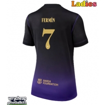 Barcelona Fermin Lopez #7 Replica Away Shirt Ladies 2026-27 Short Sleeve